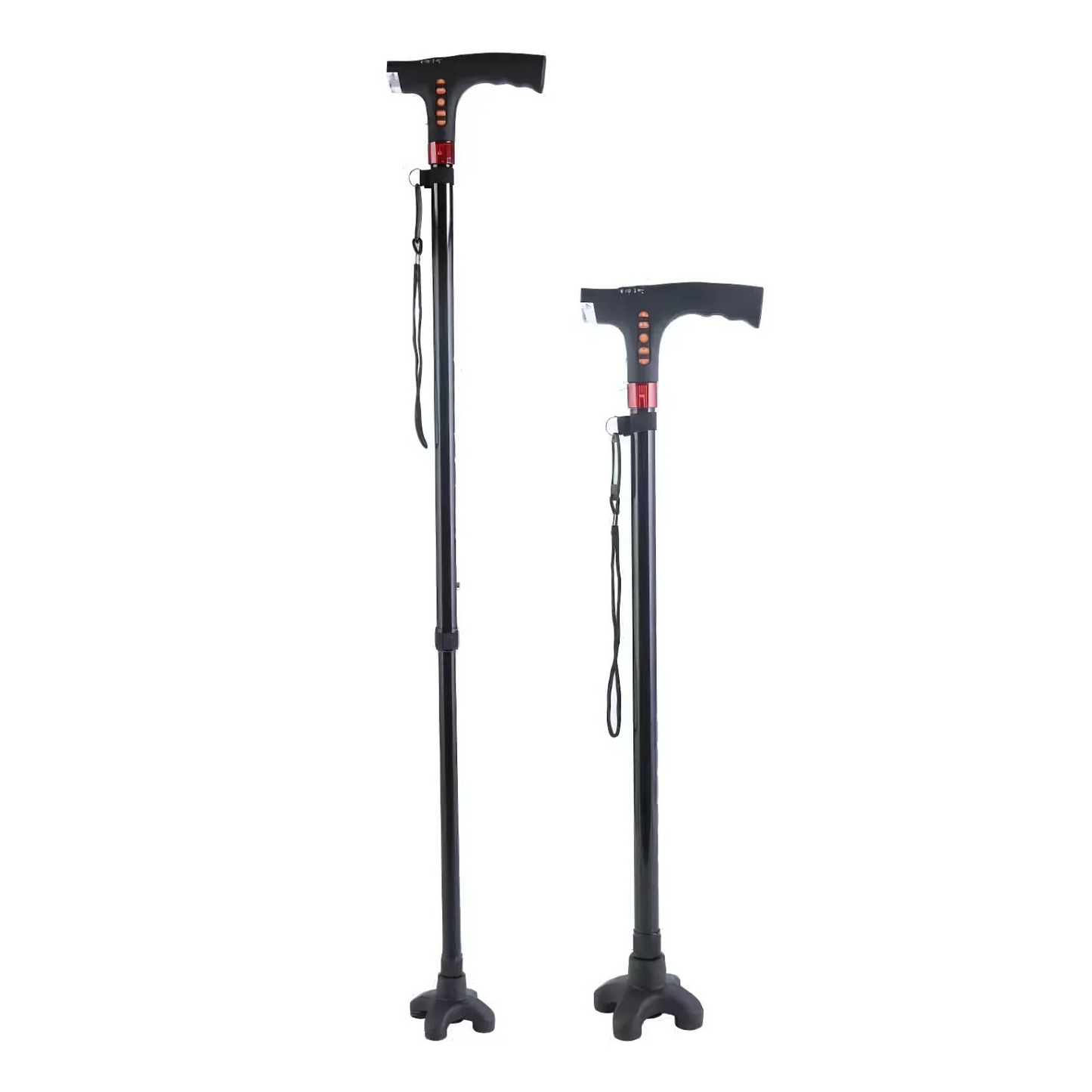 Multi-Function LED Alarm Radio Crutch